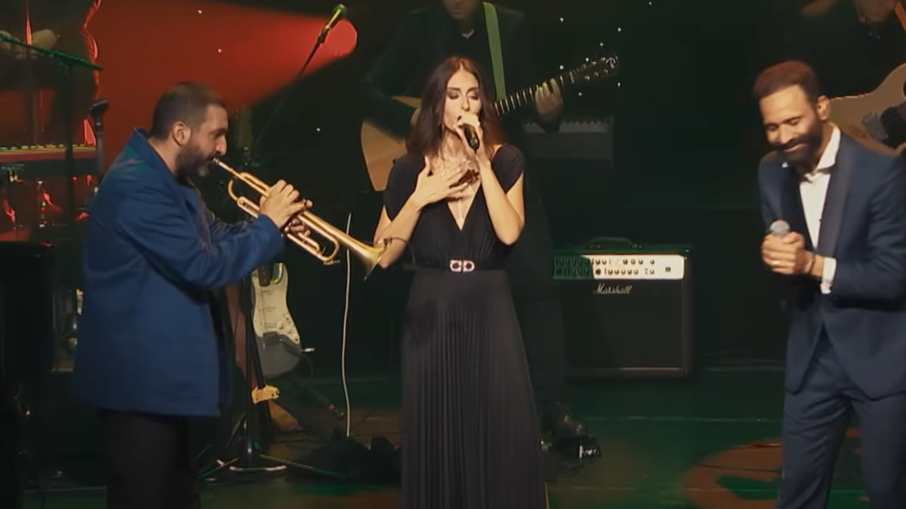 Hiba Tawaji immortalise son concert à l'Olympia dans un album live, avec en invité Ibrahim Maalouf Hiba Tawaji immortalise son concert à l'Olympia dans un album live, avec en invité Ibrahim Maalouf