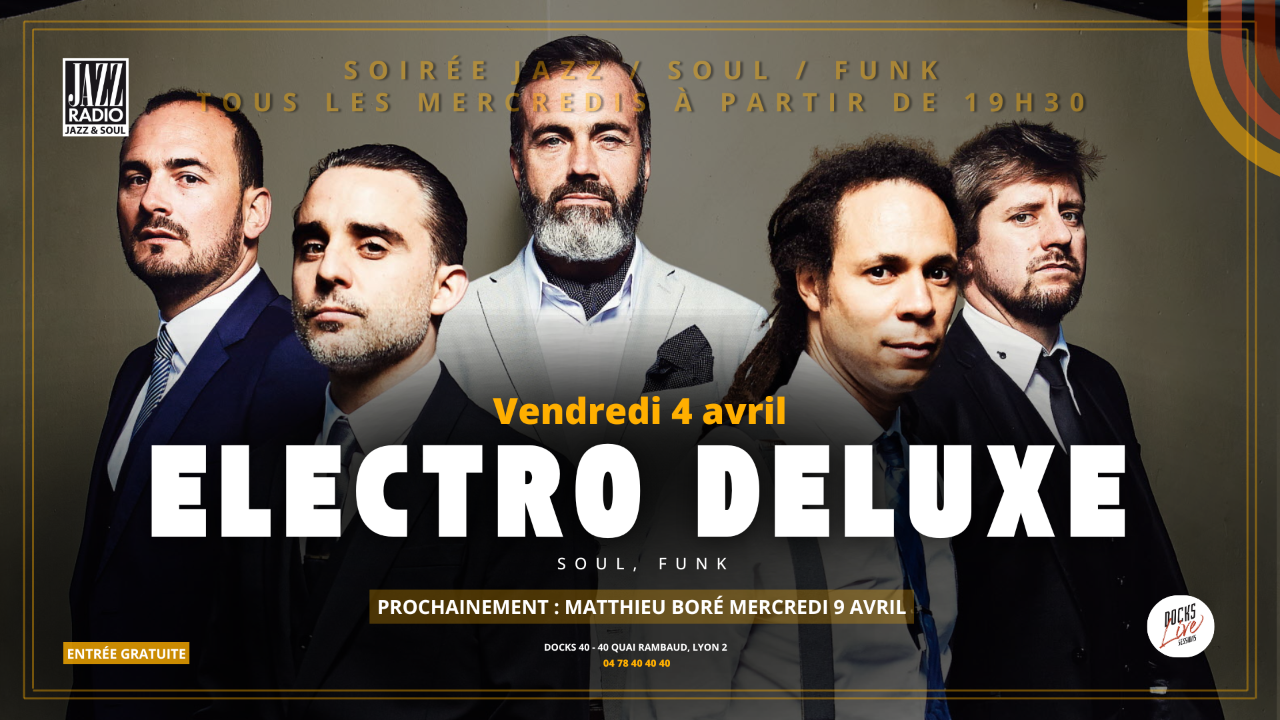 [SHOWCASE JAZZ RADIO] Electro Deluxe vient enflammer la scène du Docks Circus !