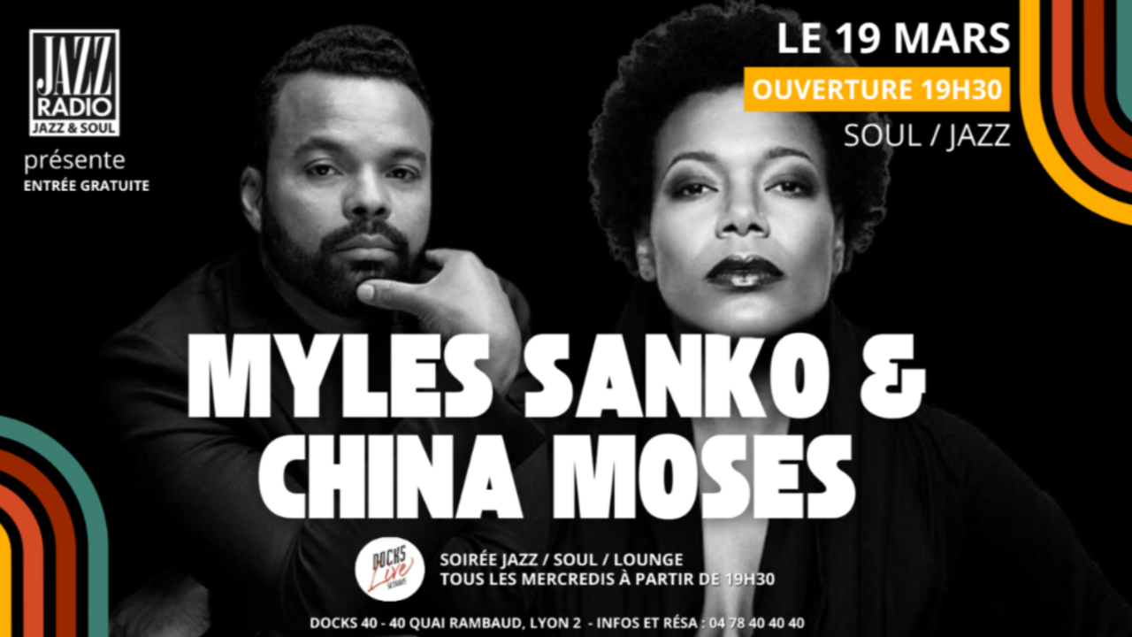 [Showcase JAZZ RADIO] Myles Sanko & China Moses enflamment la scène du Docks 40 !